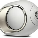 Devialet - Phantom Ultimate 98 dB - Light Pearl - Zero Distortion - High-Resolution Audio Processing - Multiroom Sync. - Home Audio Speaker