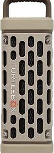 Turtlebox Ranger: Loud! Outdoor Portable Bluetooth 5.4 Speaker | Rugged, Waterproof, Ultra-Portable | Plays to 105db, Deep Bass, Shockproof, Unlimited Pairing for Full Stereo Experience, Tan