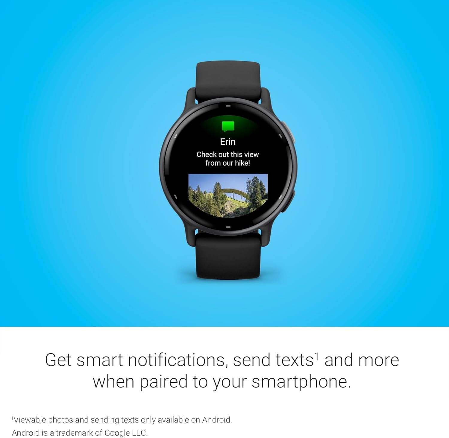 Garmin Vívoactive 5, Health and Fitness GPS Smartwatch, AMOLED Display, Up to 11 Days of Battery, Slate Aluminum Bezel with Black Case and Silicone Band - Image 5