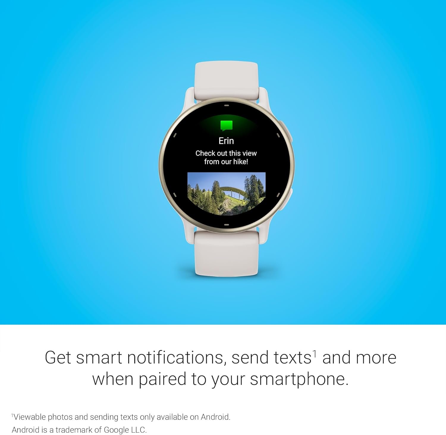 Garmin vívoactive 5, Health and Fitness GPS Smartwatch, AMOLED Display, Up to 11 Days of Battery, Ivory - Image 5