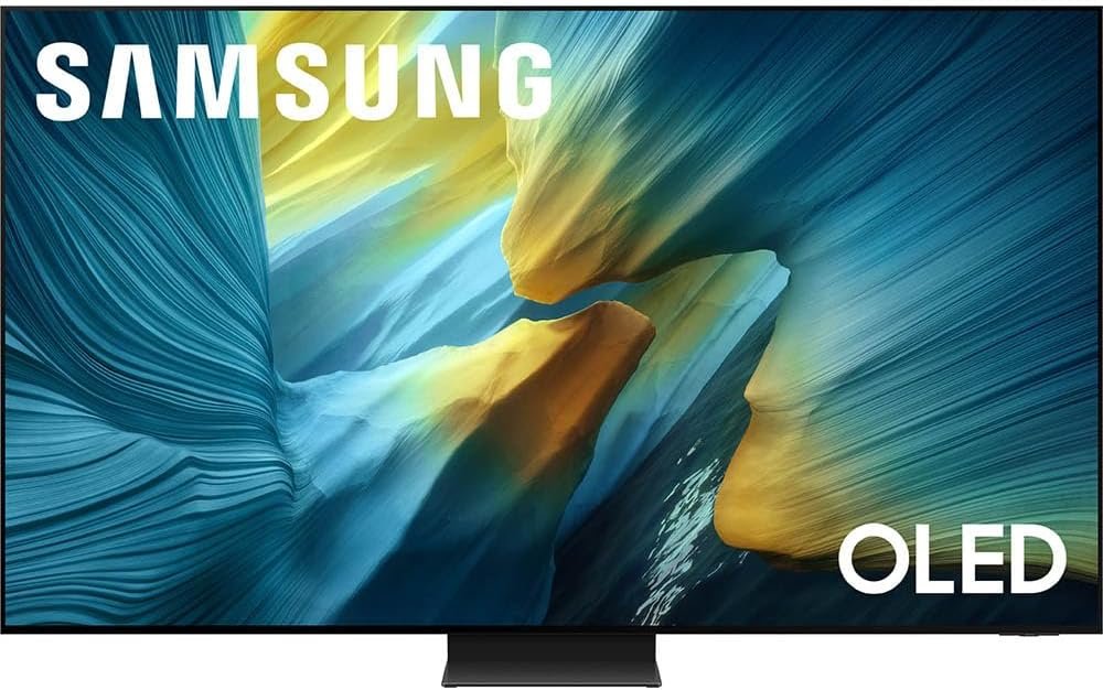 Samsung 83 inch OLED 4K S95F Vision AI Smart TV (2025) QN83S95FAEXZA Bundle with Q-Series Soundbar 7.1.2ch Subwoofer, 2X HDMI Cable and Deco Gear Home Theater Beginner's Guide