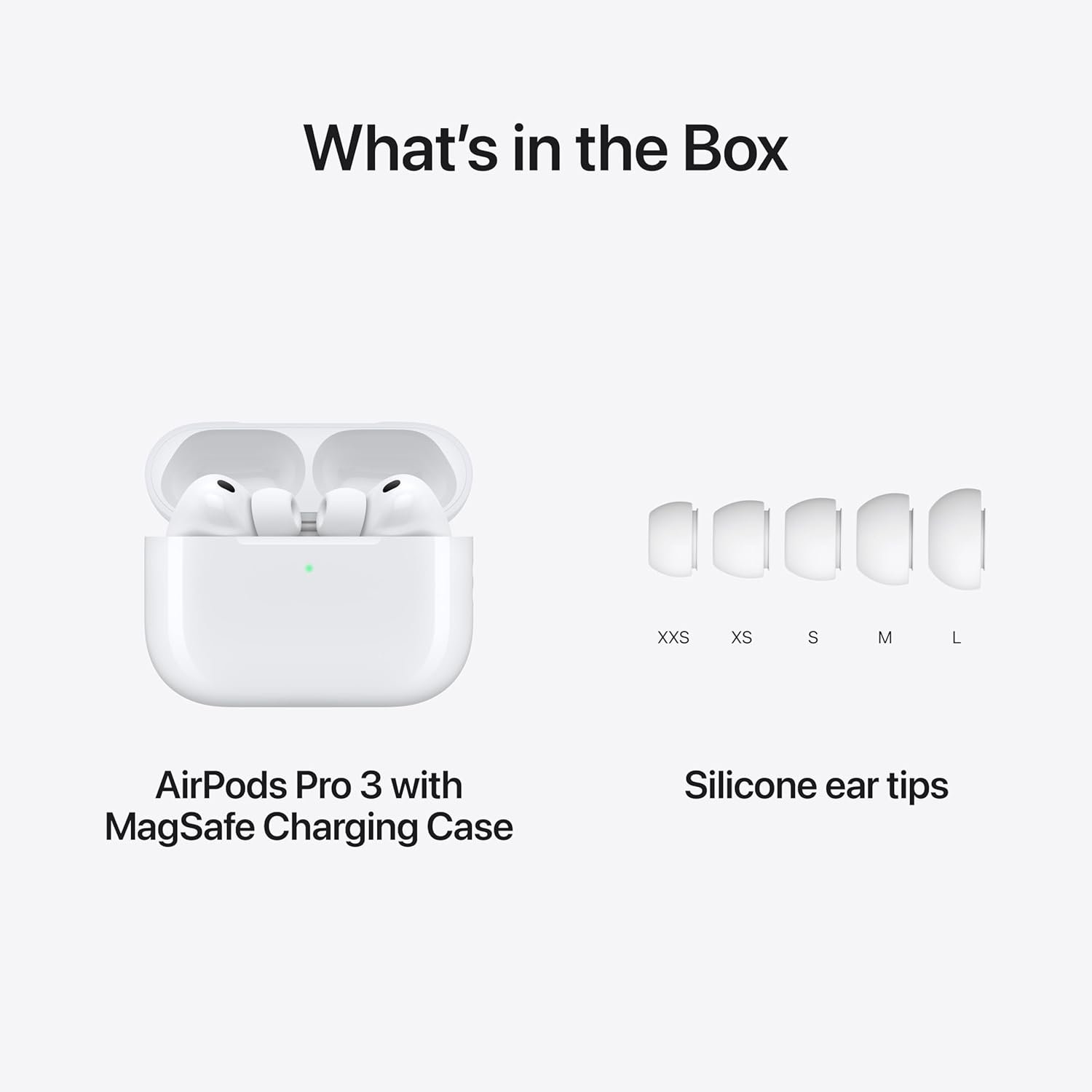 Apple AirPods Pro 3 Wireless Earbuds, Active Noise Cancellation, Live Translation, Heart Rate Sensing, Hearing Aid Feature, Bluetooth Headphones, Spatial Audio, High-Fidelity Sound, USB-C Charging - Image 5