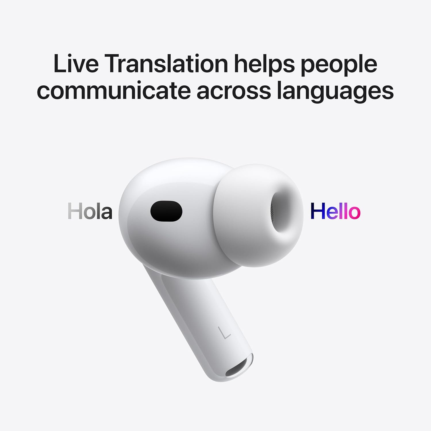 Apple AirPods Pro 3 Wireless Earbuds, Active Noise Cancellation, Live Translation, Heart Rate Sensing, Hearing Aid Feature, Bluetooth Headphones, Spatial Audio, High-Fidelity Sound, USB-C Charging - Image 4