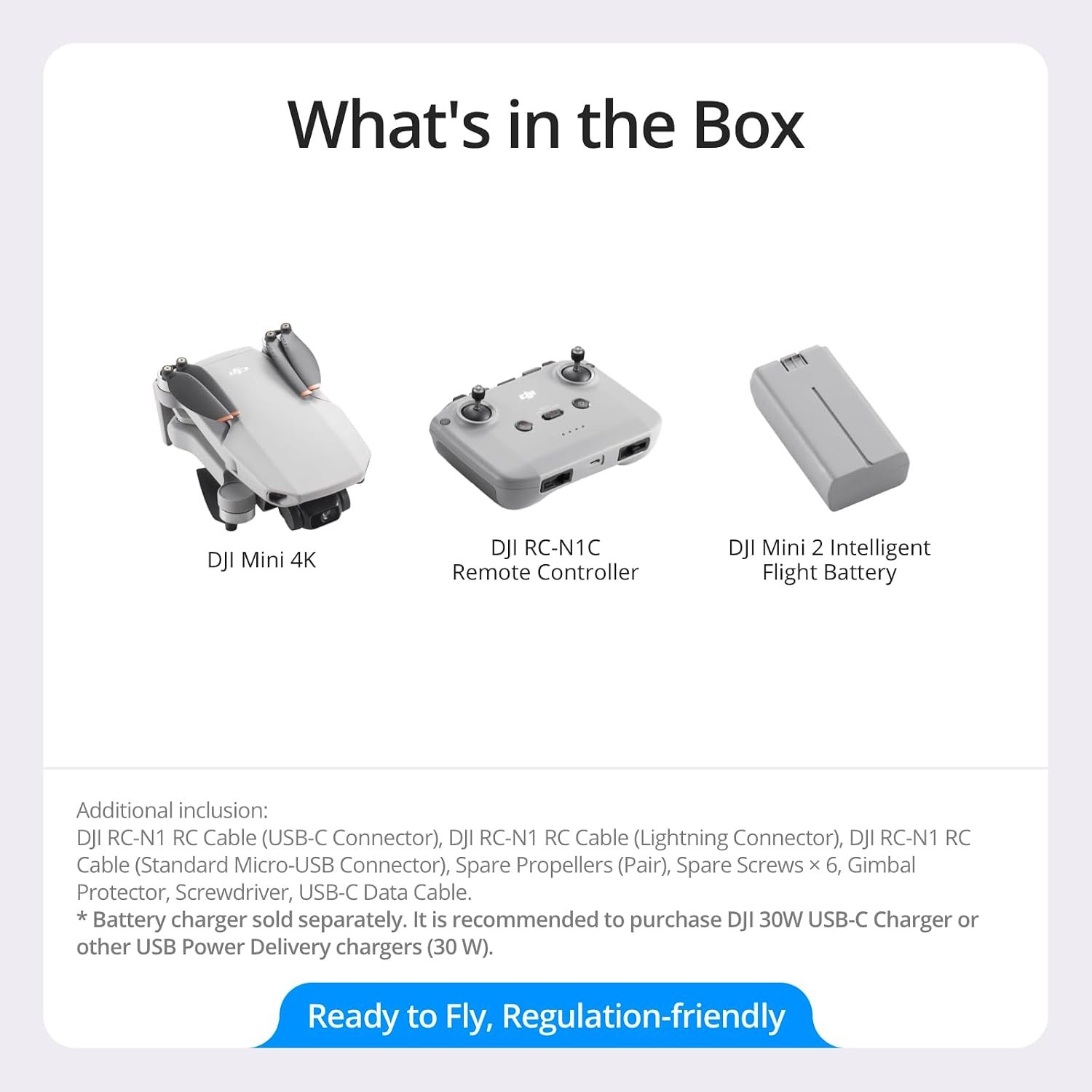 DJI Mini 4K, Drone with 4K UHD Camera for Adults, Under 249 g, 3-Axis Gimbal Stabilization, 10km Video Transmission, Auto Return, Wind Resistance, 1 Battery for 31-Min Max Flight Time Mini 4K (31-min) - Image 6