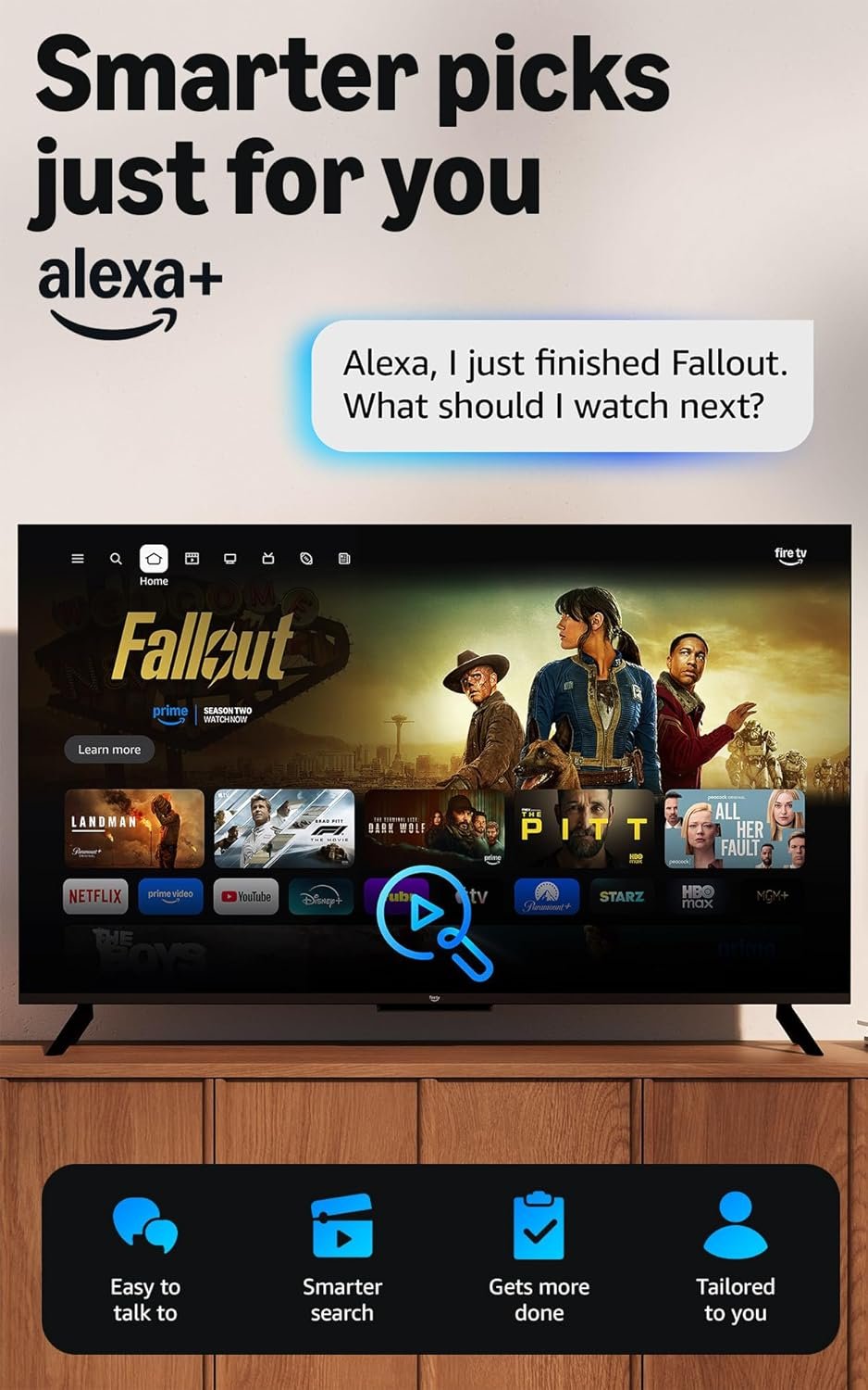 Amazon Ember 55" Mini-LED Series with Fire TV (newest model), QLED 4K UHD smart TV, Dolby Vision IQ, 144hz gaming mode, Ambient Experience, find shows faster with Alexa+ 55-inch - Image 3