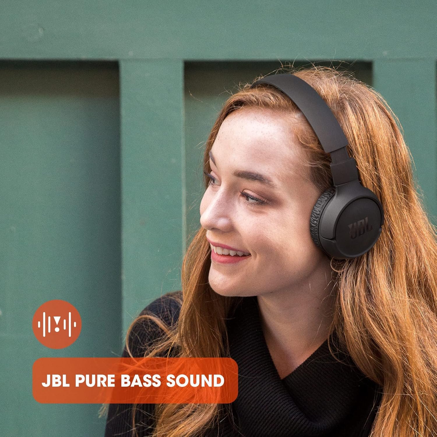 JBL Tune 510BT - Bluetooth headphones with up to 40 hours battery, microphone for call, foldable and comfortable, Android and iOs compatible (Black) - Image 6